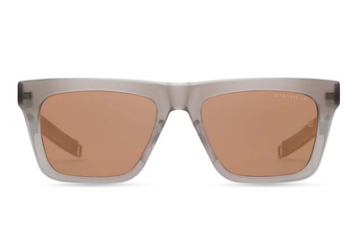 Pre-owned Dita Dls429-a-01 Stone Grey Sunglasses In Brown
