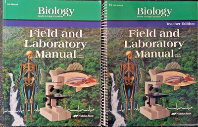 Abeka Biology Lab Manual and Lab Manual Key 3rd edition