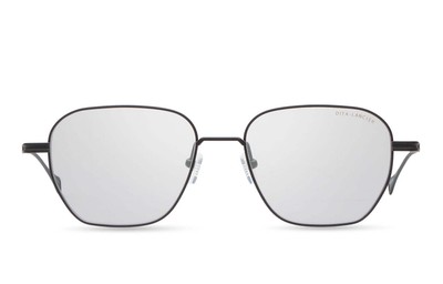 Pre-owned Dita Dlx123-a-03 Lsa-123 Matte Black Eyeglasses In Clear Lens
