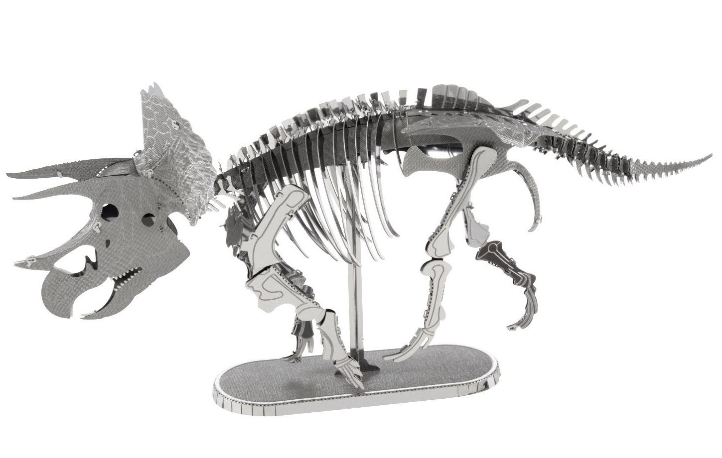 Fascinations Metal Earth Dinosaur Triceratops Skeleton 3D