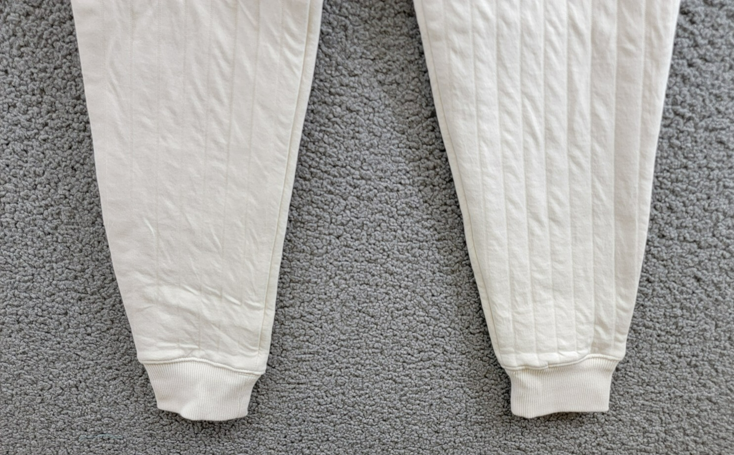Polo Ralph Lauren Quilted Jogger Pant Big Girls L (12-14) Antique Cream Pull On - Picture 4 of 17
