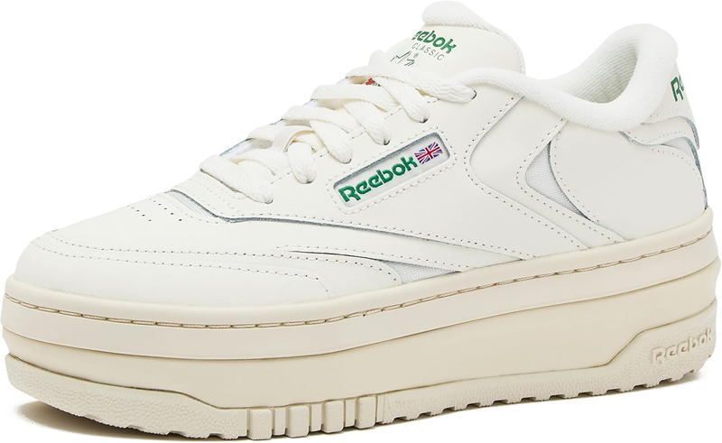 Reebok Club C Extra Platform Sneakers for Women - White Casual Tennis Women's Fa
