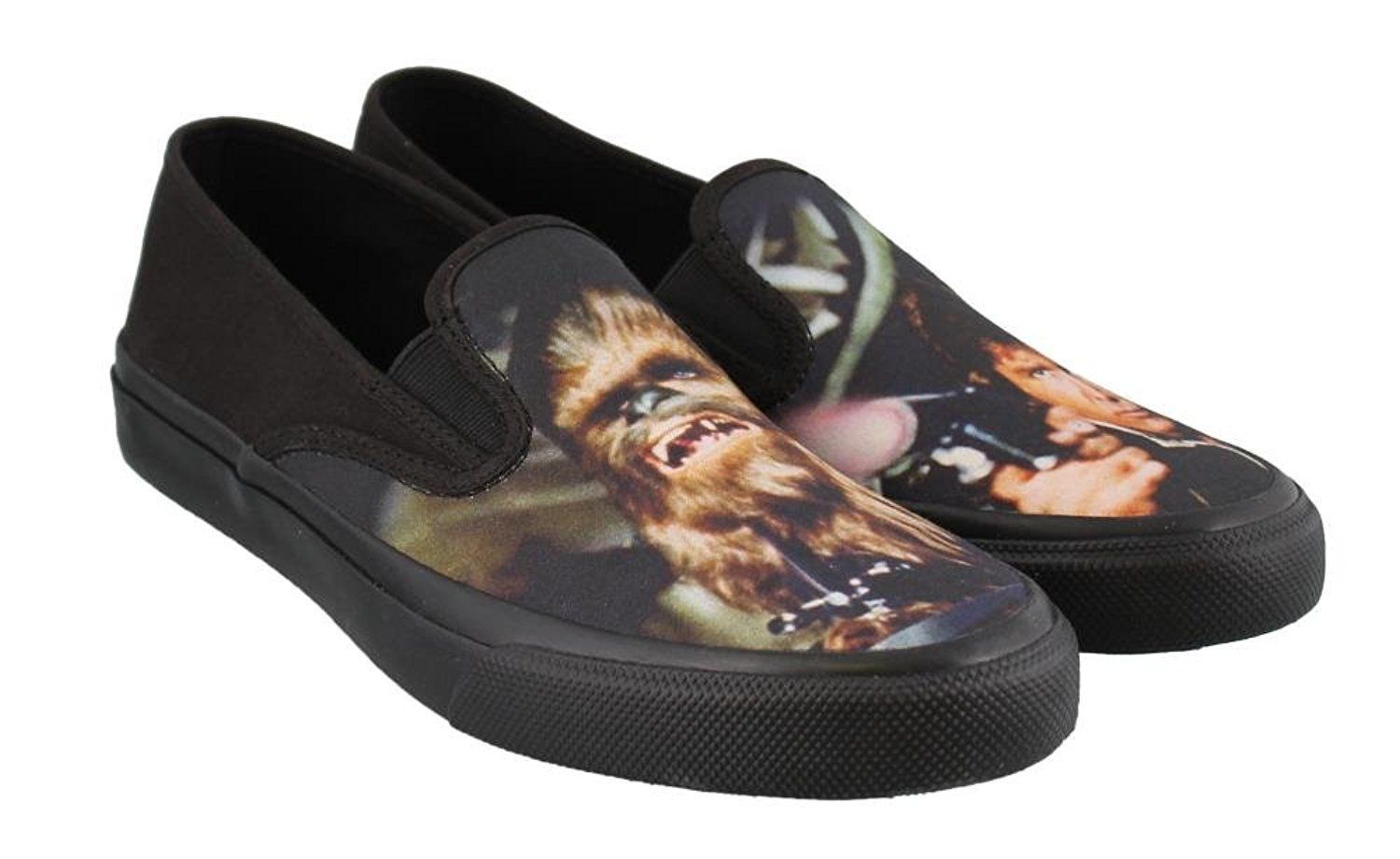 Star Wars Sperry Slip-On Shoes Men’s 9 Chewbacca & Han Solo w/ Box Star Wars Sperry Slip On Shoes Chewbacca Han | Mercari main image 4