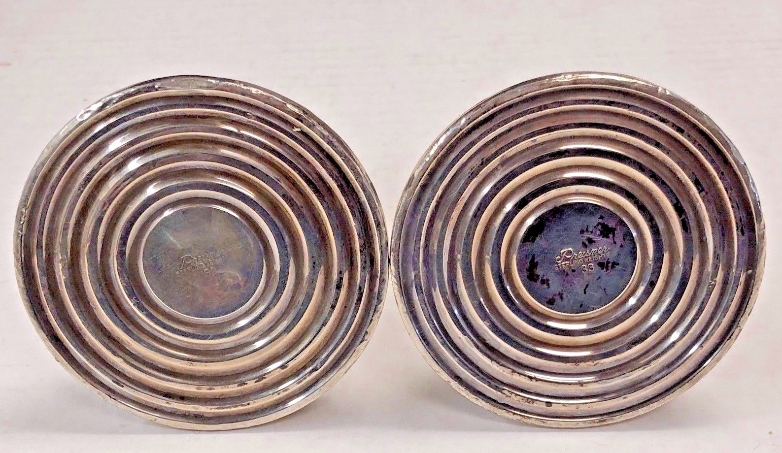 Preisner Sterling Weighted #33 Candle Holders