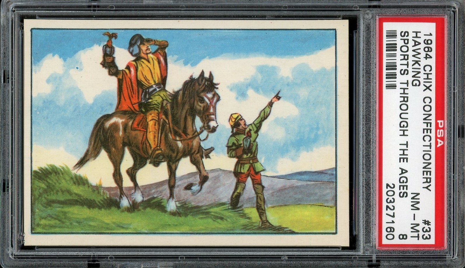 1964 Chix Confectionery Co. Sports Through The Ages #33 Hawking