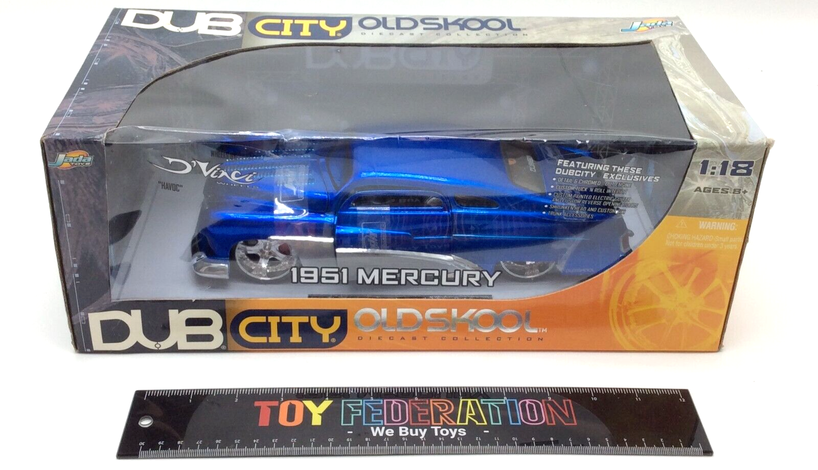 ミニカー DUB CITY 1951 MERCURY OLD SKOOL 1:18 JADA Toys 1:18 Scale 1951 Mercury DUB CITY Old Skool Die Cast