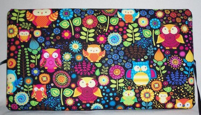 Owl Bright Colored Handcrafted Photo Album  (5 1/2