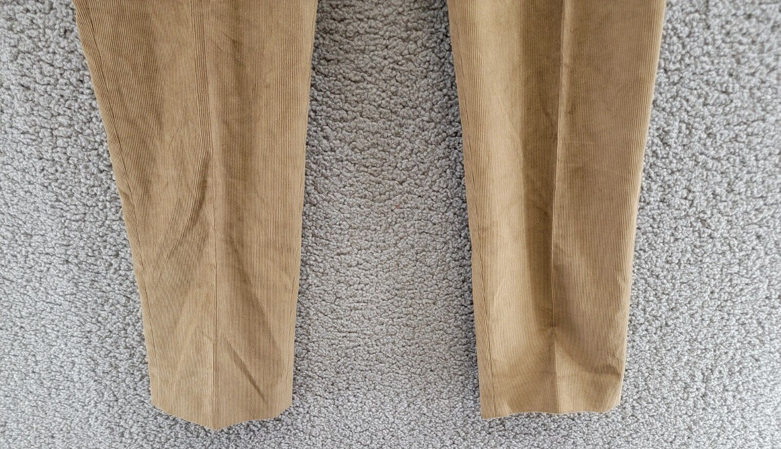 Brooks Brothers Classic-Fit Stretch Corduroy Dress Pants Boys 16R Sand Zip Up - Picture 4 of 17