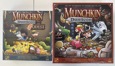 Munchkin Dungeon ~ Side Quest ~ Box of Holding ~ Kickstarter Exclusives ~ CMON