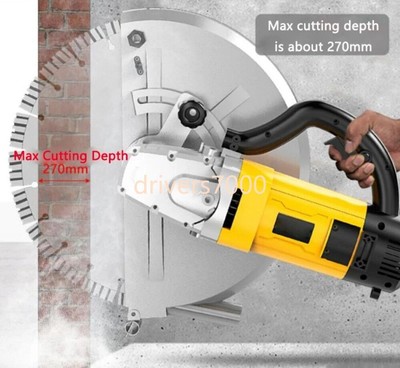 Dust-free Large Concrete Stone/wall Cutting Machine Plumbing Grooving Machine