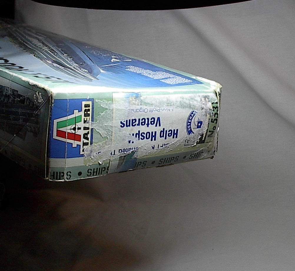 2002 ITALERI 1:720 SCALE MODEL KIT - U.S.S. ROOSEVELT - #5531- USED