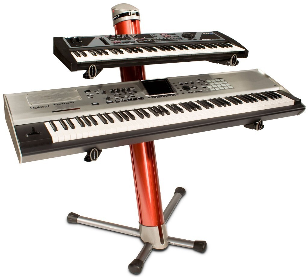 Ultimate Support Apex AX90 , AX 90 , Column Keyboard Stand , Red / Used