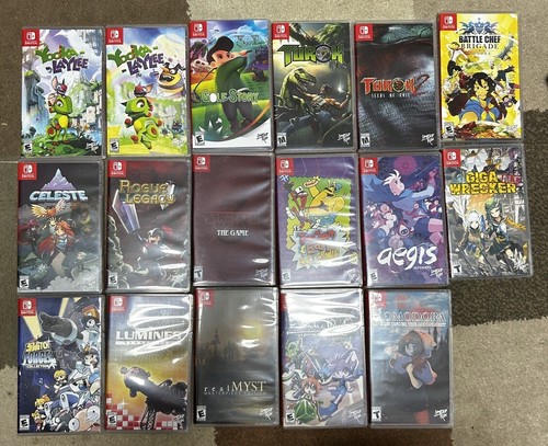 Limited Run Games Nintendo Switch CASES ONLY lot X17 Rare