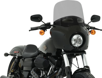 Memphis Shades 13 Black Smoke Road Warrior Windshield MEP86812