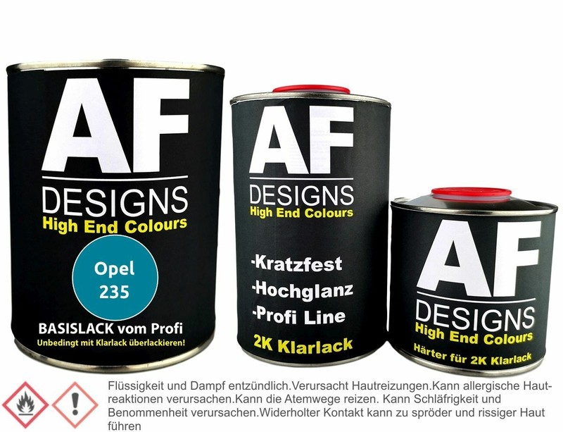 Peinture Automobile Pour Opel 235 Monzablau MÃ©Tallique '83 1,25l Vernis Set