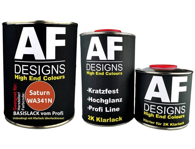 Pour Saturne Wa341n Innition Orange Perle 2,5l Vernis Voiture Kit Durcisseur