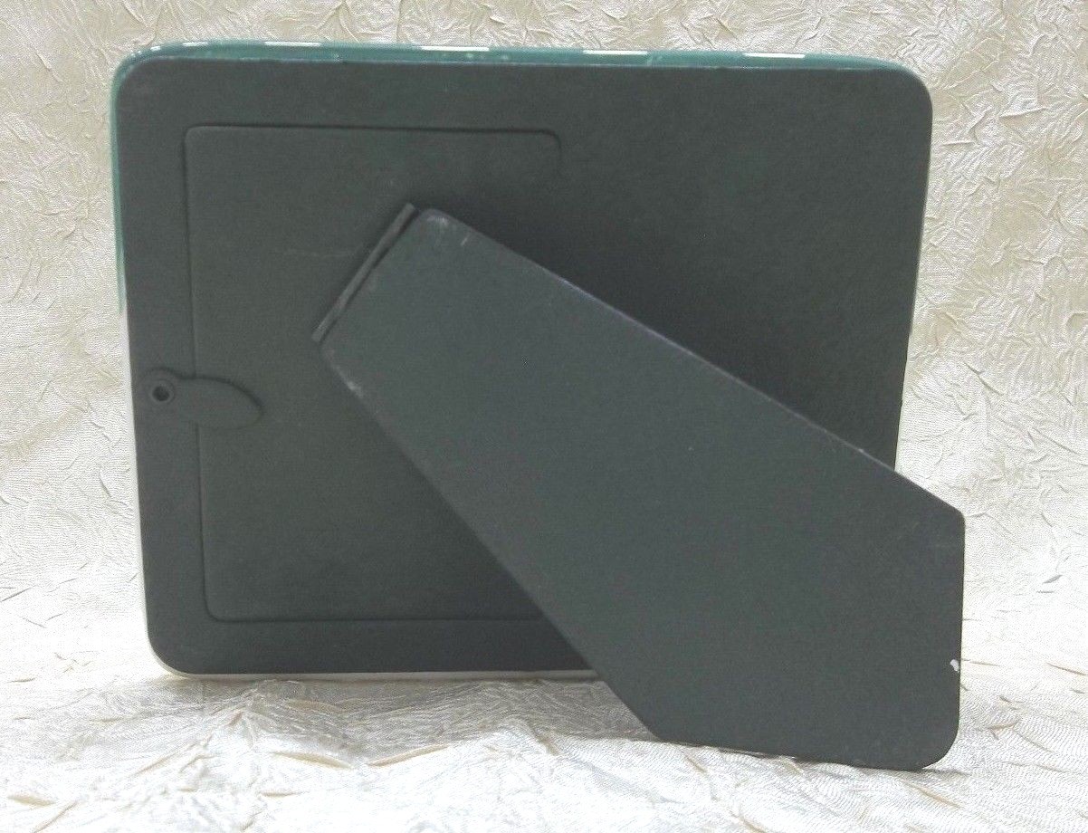 Christmas Holiday Ceramic Cat Kitty Photo Frame from Roman holds 2