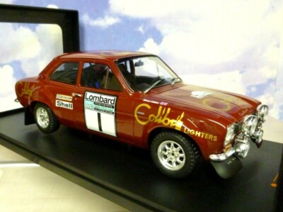 IXO 1/18 COLIBRI FORD ESCORT MKI MK1 RS1600 #1 RAC RALLY 1974 T.MAKINEN/H.LIDDON