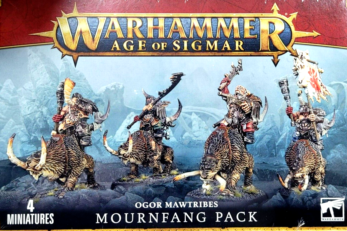 Набор Ogor Mawtribes Mournfang Pack — Warhammer Age of Sigmar — Новинка! 95-14