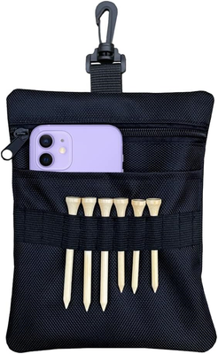 Tee Pouch Bag,zipper Golf Ball Bag,golf Accessory Pouch,golf