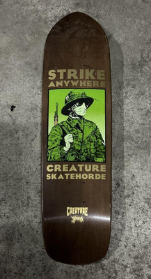 Creature Skateboard Deck STRIKE ANYWHERE 8.5in Unused Item Imported from Japan