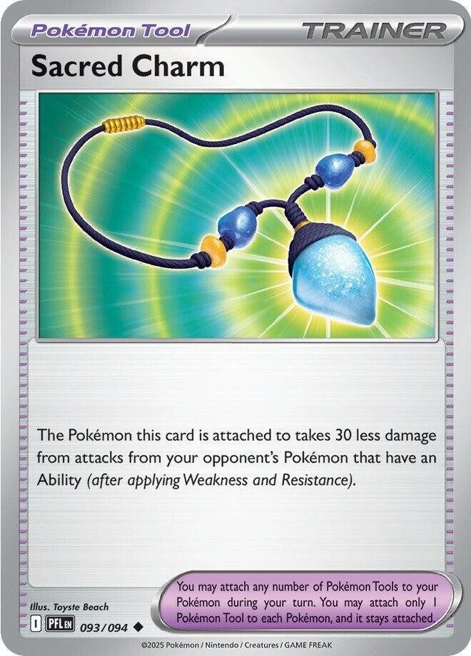 Sacred Charm Uncommon Reverse Holo PFL 093/094 NM