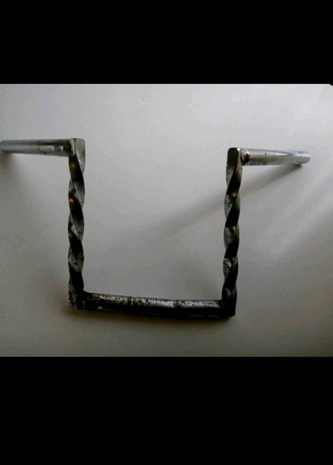 twisted motorcycle handlebars