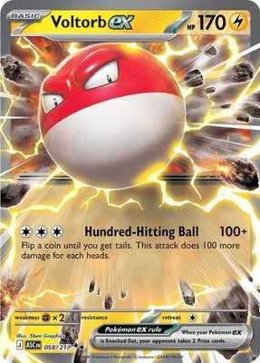 Voltorb ex 058/217  Ascended Heroes - Pokemon TCG