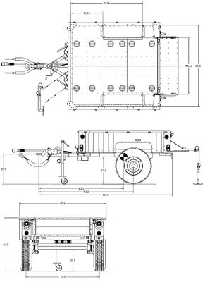 M1101 Military Trailer,,hummer,humvee,m998, W/ Constine ... led lighting for everything boat trailer wiring diagram 