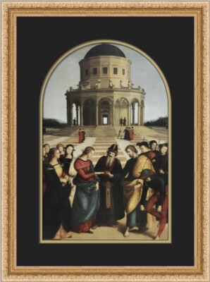 Raphael Marriage of the Virgin Custom Framed Print
