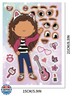 Gabby Stickers | 12-Pack Make Your Own Stickers | Make a Face Sticker Sheets with Gabby Characters | Mix and Match Kids | Fun Party Favors for Kids