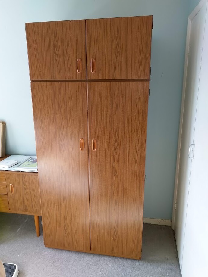 Schreiber Furniture Teak Effect Wardrobe In Bramford Suffolk
