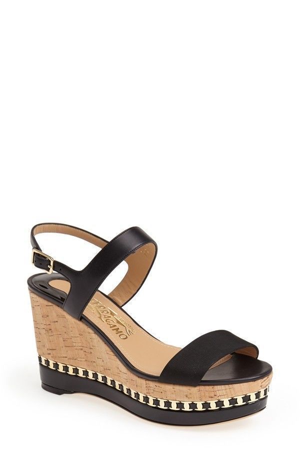 Sandalias y chanclas de cuña para mujer Salvatore Ferragamo