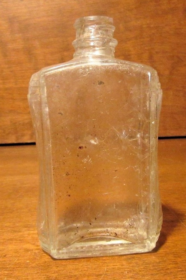 lot of 5 small Vintage Glass Bottles VGC