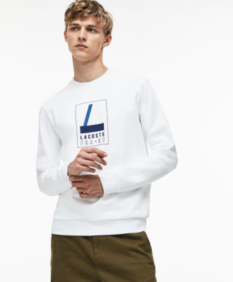 Lacoste men's outlet fleece sweatshirt