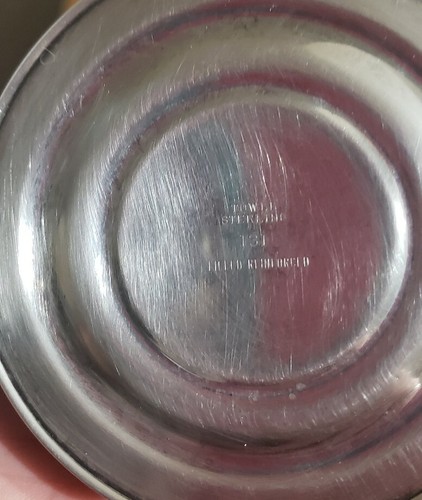 Vintage 1980s Towle Sterling Weighted & Reinforced Candlestick Holders Lot of 2