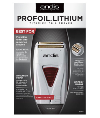 Andis #17150 TS-1 ProFoil  Lithium Titanium Foil Shaver
