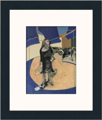 Francis Bacon Portrait of Isabel Rawsthorne Standing in Soho Custom Framed Print