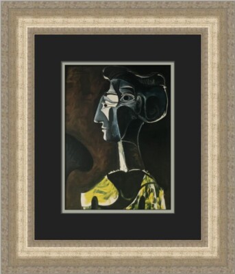 Pablo Picasso Large Profile Custom Framed Print