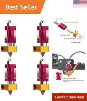Crealitys Ender 3 Hotend,Assembled Extruder Metal Hotend Kit for Ender 3 / En...