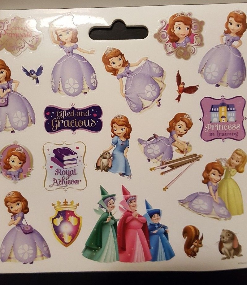 4 packs of stickers 120 in each pack - Palace Pets, Sofia the First, & 2 Pets