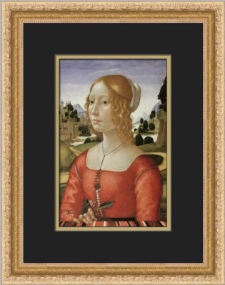 Domenico Ghirlandaio Portrait of A Lady Custom Framed Print