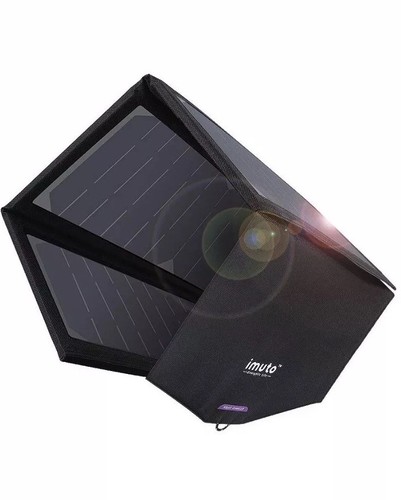Imuto SOL-P36 2 Port : USB 5V/3.7A & DC 18V /1.5A Portable Solar Panel Charger