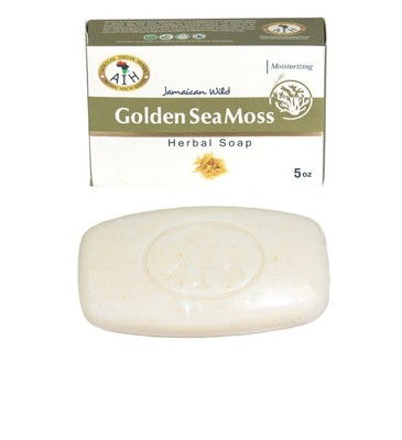 2 Bars - Jamaican Golden Sea Moss Herbal Soap 5oz Bar