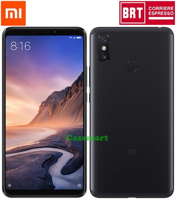 Xiaomi Mi Max 3 64GB LTE Dual SIM 4GB RAM Smartphone Sbloccato 6.9" 5500mAh Nero