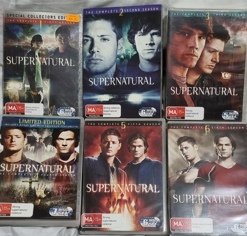 Supernatural : Season 1-6 DVD Sets (Region 4, 2008)