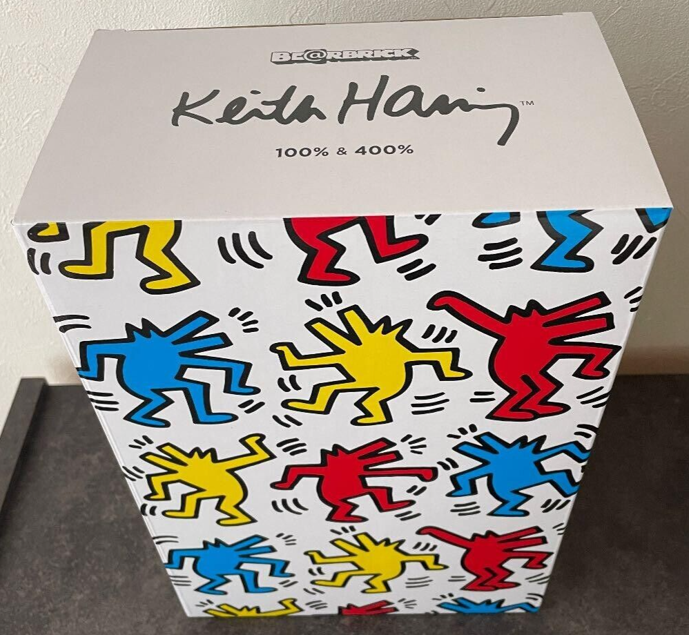 BEARBRICK KEITH HARING #9 100％ & 400% BE@RBRICK