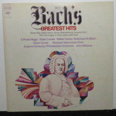 BACH'S GREATEST HITS VOL 2 (VG+) MS-7514 LP VINYL RECORD