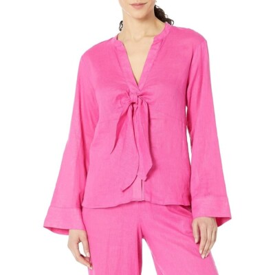 Michael Kors Women s Long Sleeve Blouse Pink Size L NWT