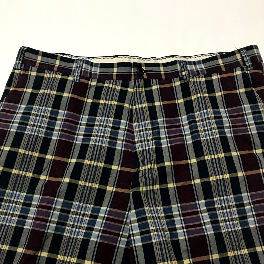 Nautica Men's Size 40 W Shorts Clipper Relaxed Fit Multicolor Plaid Bermudas
